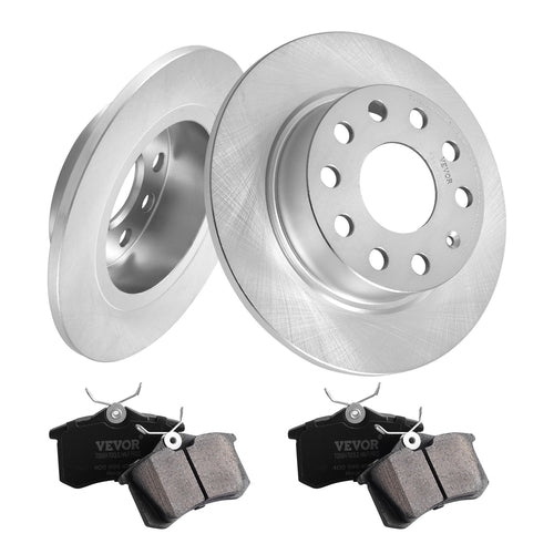 Rear Brake Kit Compatible with Audi A3 (8P), VW Golf 5 6, Seat LEON,