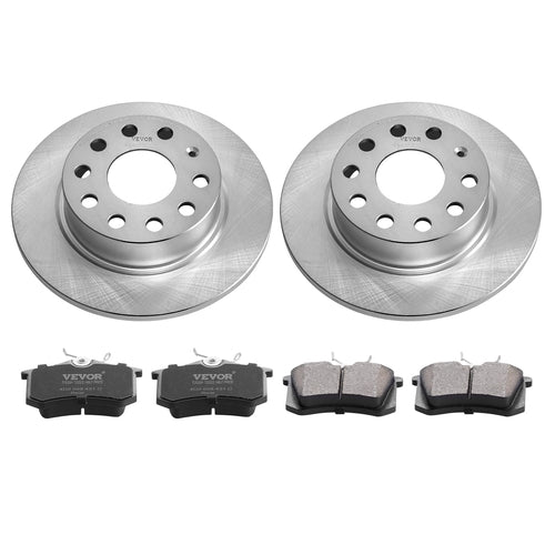 Rear Brake Kit Compatible with Audi A3 (8P), VW Golf 5 6, Seat LEON,