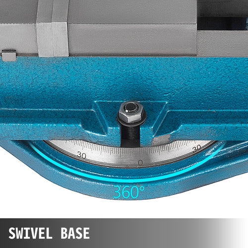 Precision Milling Machine Vise 4 Inch Accu Lock Swivel Base Clamping