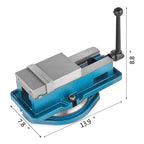 Precision Milling Machine Vise 4 Inch Accu Lock Swivel Base Clamping