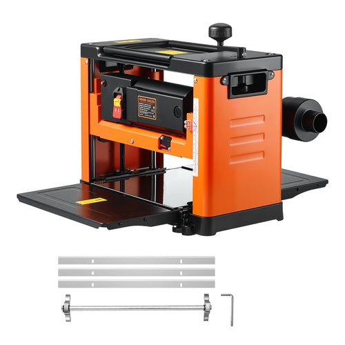 Thickness Planer, Three-Blade, 330 mm Width Worktable Power Benchtop