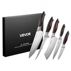 Kitchen Knife Set, 5 Piece High Carbon Stainless Steel Sharp Knife