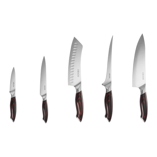 Kitchen Knife Set, 5 Piece High Carbon Stainless Steel Sharp Knife