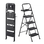 4 Step Ladder, Folding Step Stool with Wide Anti-Slip Pedal, Tool