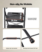 4 Step Ladder, Folding Step Stool with Wide Anti-Slip Pedal, Tool