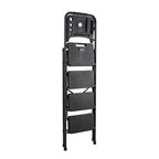4 Step Ladder, Folding Step Stool with Wide Anti-Slip Pedal, Tool