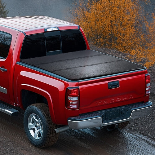 Tri-Fold Truck Bed Tonneau Cover, Compatible with 2016-2023 Toyota