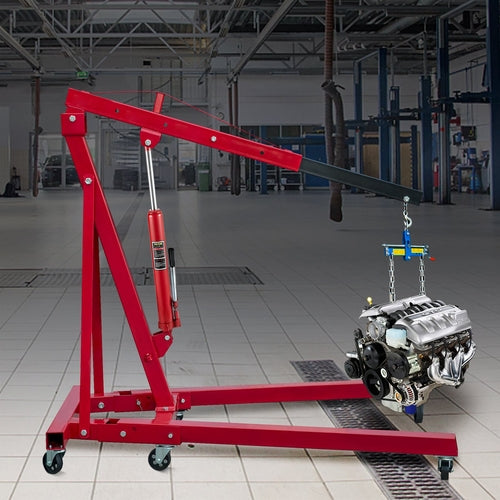 Hydraulic Long Ram Jack, 8 Tons/17363 lbs Capacity, with Single Piston