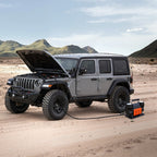 Dual-Cylinder Heavy Duty Air Compressor, 300 L/min Portable Tire